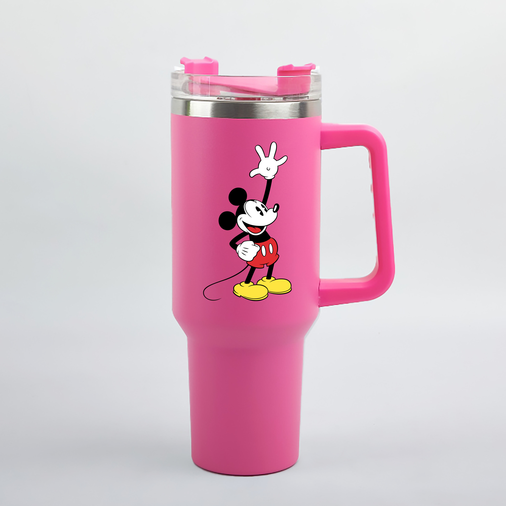 （画像用） ミッキーマウス Mickey Mouse 1200mL車用タンブラー（カラープリント）